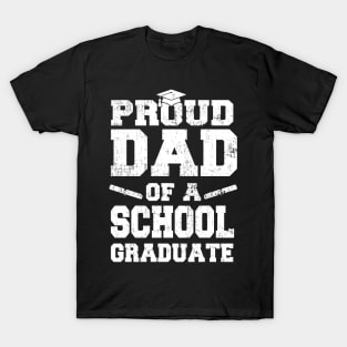 Mens Premature Newborn Nurse Gift Proud Dad School Graduate T-Shirt